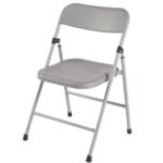 Grey kids folding chair