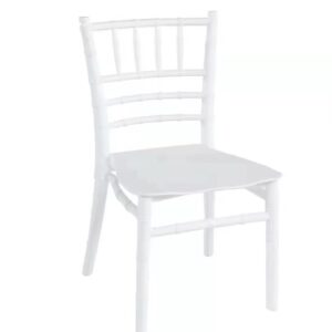 kids white chivari chair