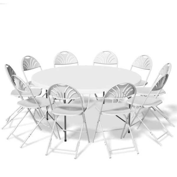 10 people  Round Table Rental - Image 2