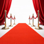 4x10 Red carpet and Stanchions