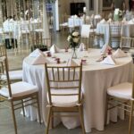 Gold chivari chairs